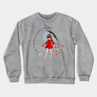 Rose Girl Soccer Crewneck Sweatshirt